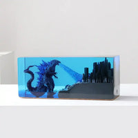 Godzilla City Rampage Resin Night Light