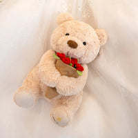 Peluche ours rose Love in Bloom 