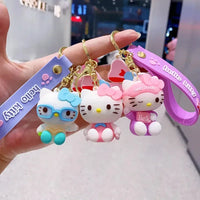 Hello Kitty Style Spectrum Keychain