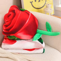 The Rose Bloom Sofa Pillow & Blanket