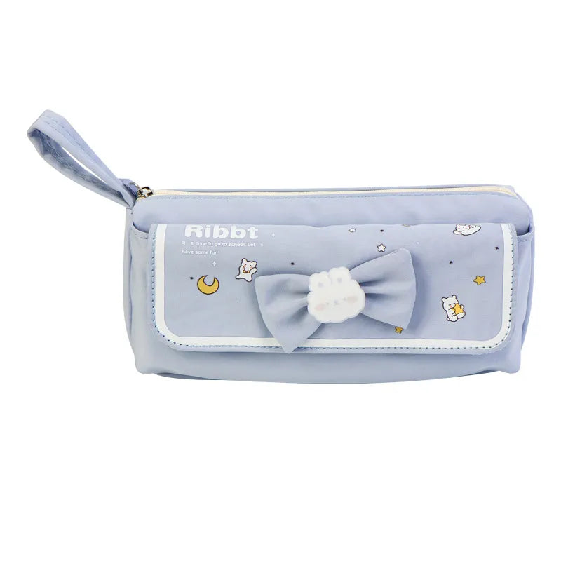 Kawaii Rabbit Bow Pencil Pouch