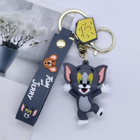 Tom & Jerry Silicon Keychain