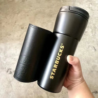 Starbucks Premium Leather Cover Bottle (500 ml)