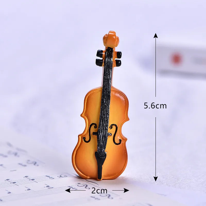 Simulation Violin Keychain