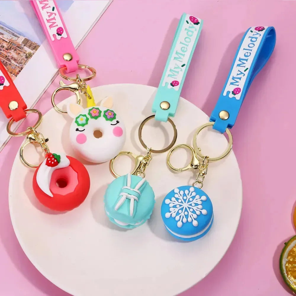 Melody Munchies Donut Keychain