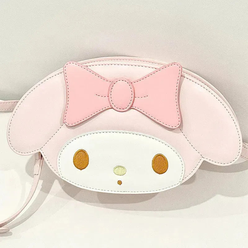 My Melody and Hello Kitty PU Crossbody Handbag