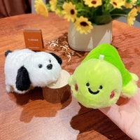 Flip Fluff Friends Reversible Keychain