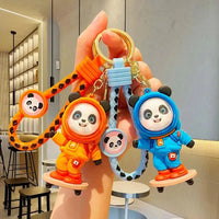 Astro Panda 3D Keychain