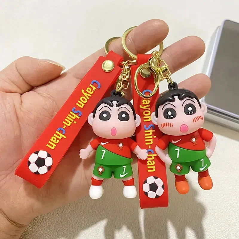Shin-chan World Cup Wonders Keychain
