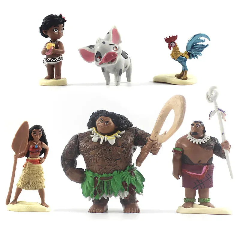 Moana Movie Mini Figurines (Set of 6)