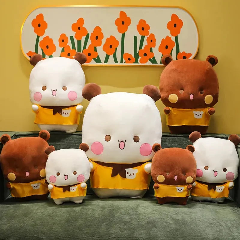 Bu Bu Bear & Du Du Panda Snuggles Plush