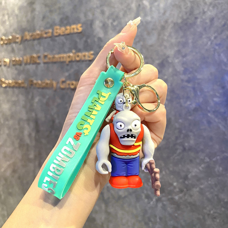 Quirky Plants vs Zombies 3D Keychain