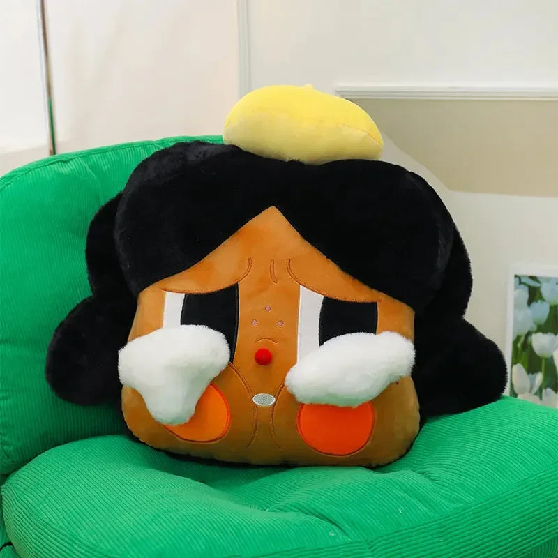 Tearful Crying Baby Plush Pillow