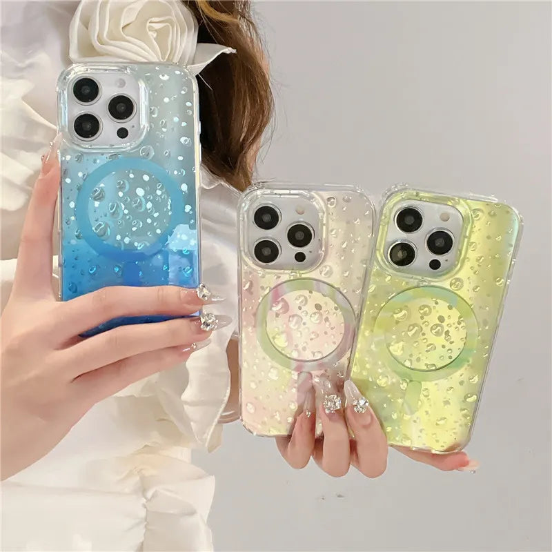 3D Realistic Raindrops Phone Case (For iPhones)