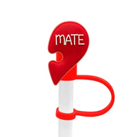 Couples Straw Toppers For 30 oz/40 oz Tumblers