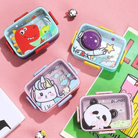 Cartoon Themed Stainless Steel Lunch Box