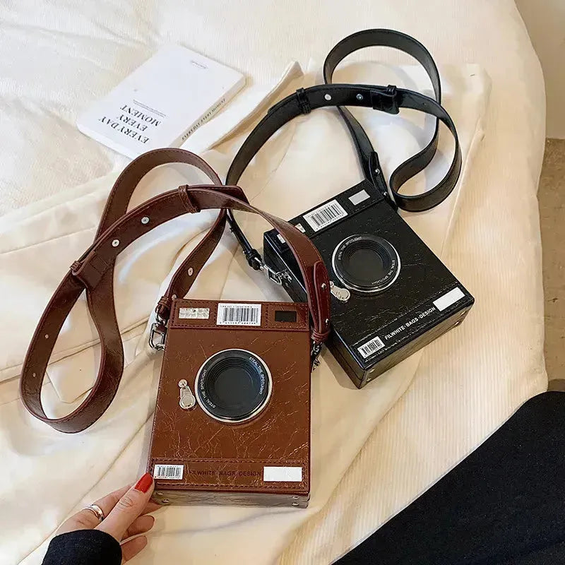 Luxury Vintage Camera Sling Bag