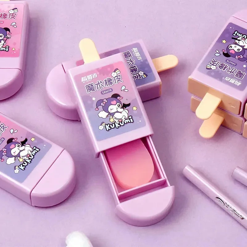Kuromi Popsicle Magic Box Eraser
