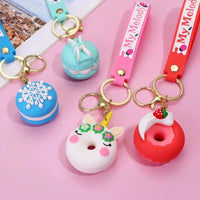Melody Munchies Donut Keychain