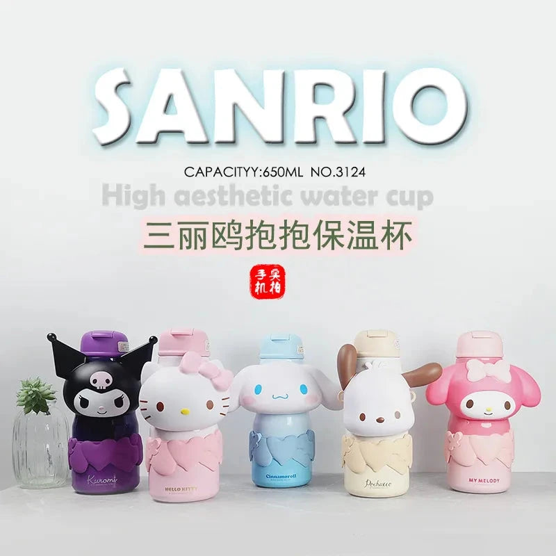 Sanrio Heart and Face Series Insulated Bottle (650 ml)