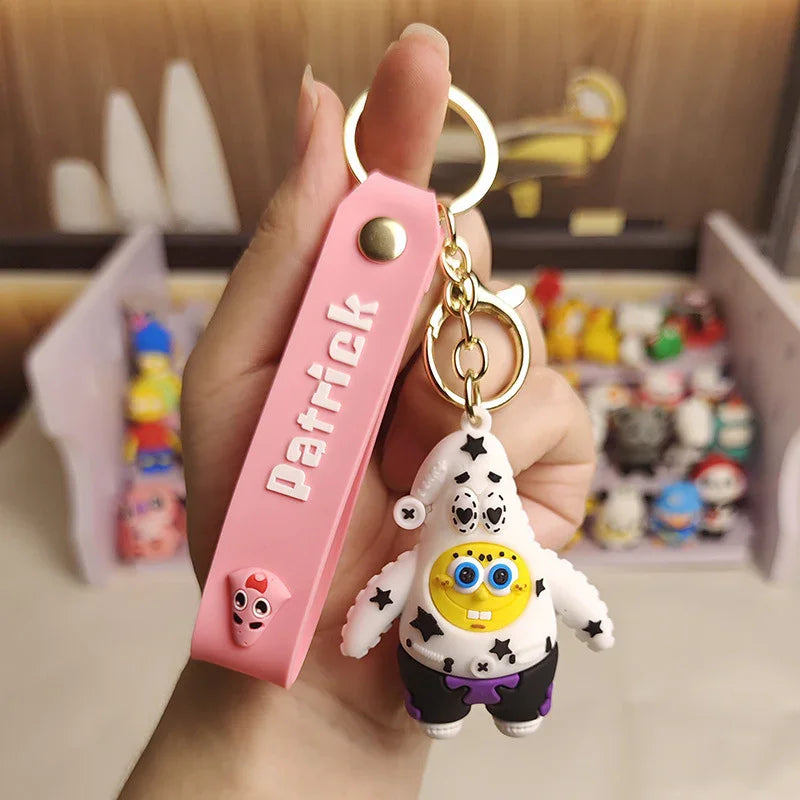 SpongeBob Patrick Cookie Friend Keychain
