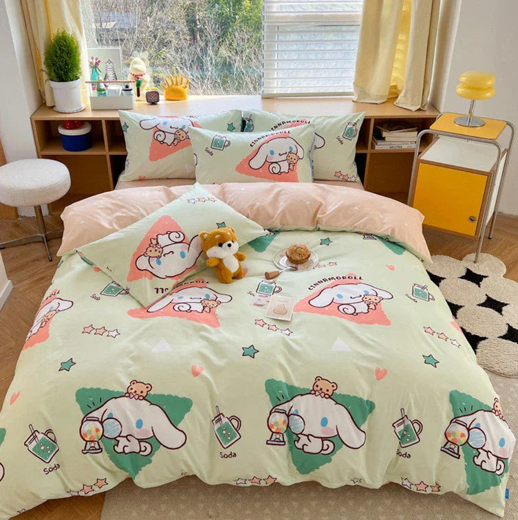 Cartoon Anime Bedding Set PN5800 - Bear Hugs