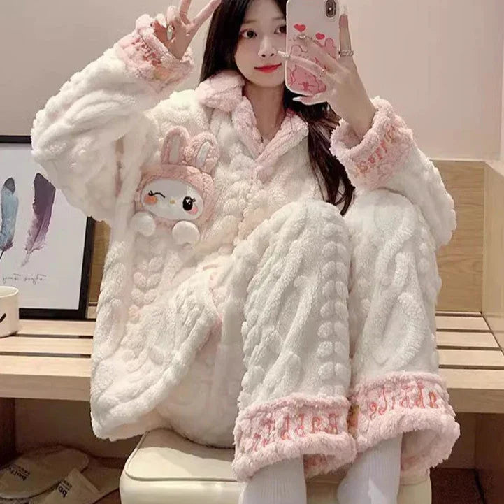 Fashion Girls Winter Pajamas PN6509 - Bear Hugs