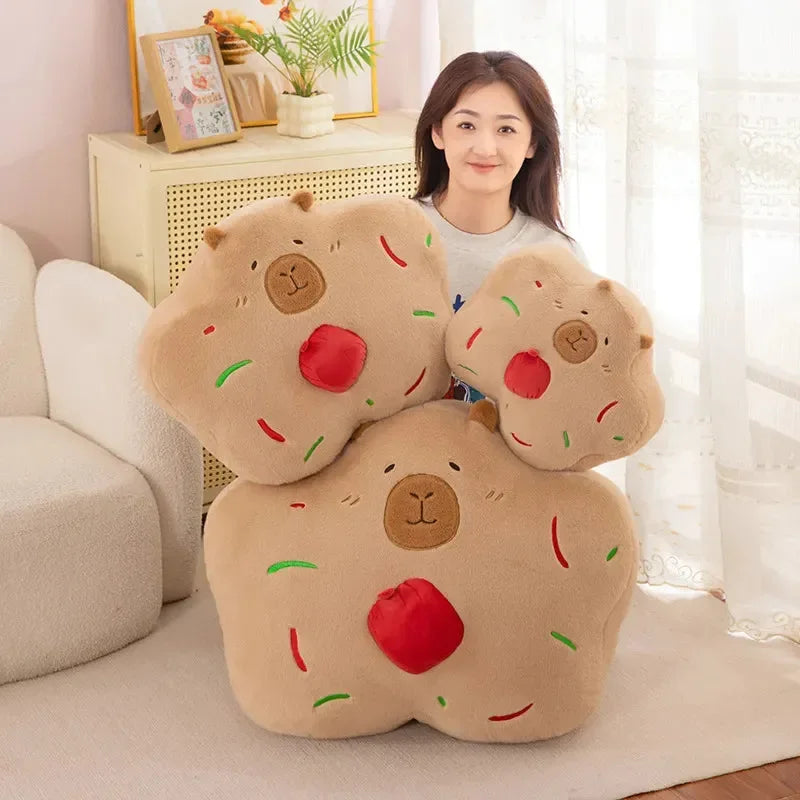 Star Capybara Plush Pillow
