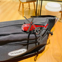 Sky High Mini Helicopter Metal Keychain