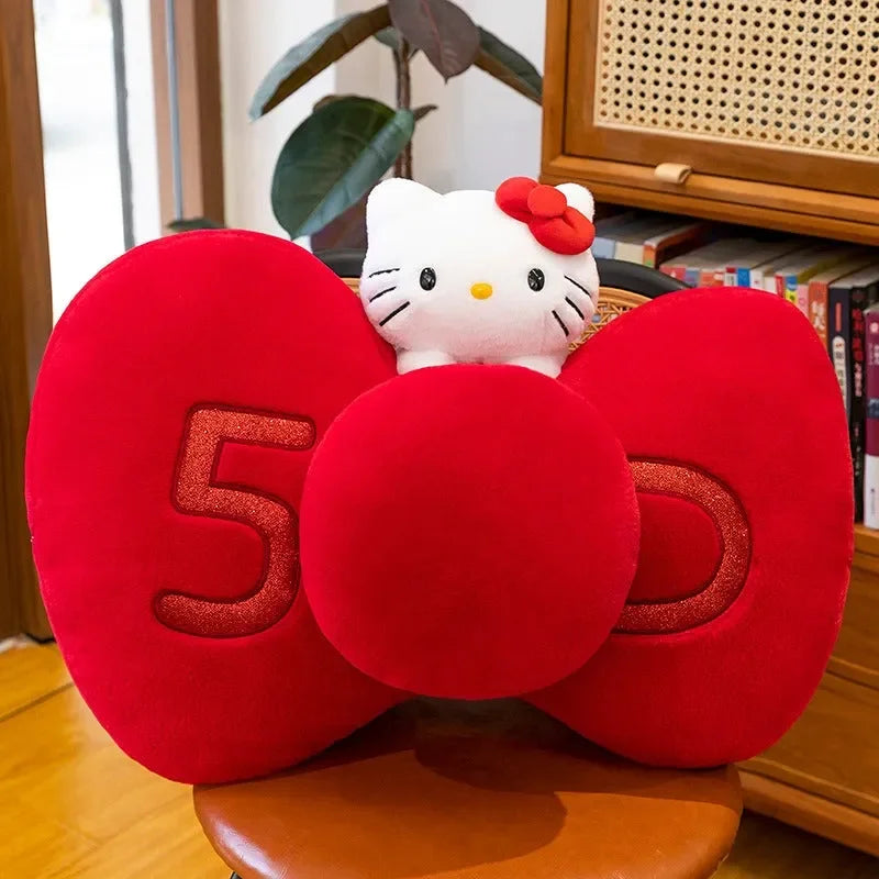 Hello KT 50th Anniversary Plush Pillow