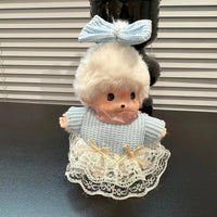 Monchhichi Bib & Pacifier Plush Keychain