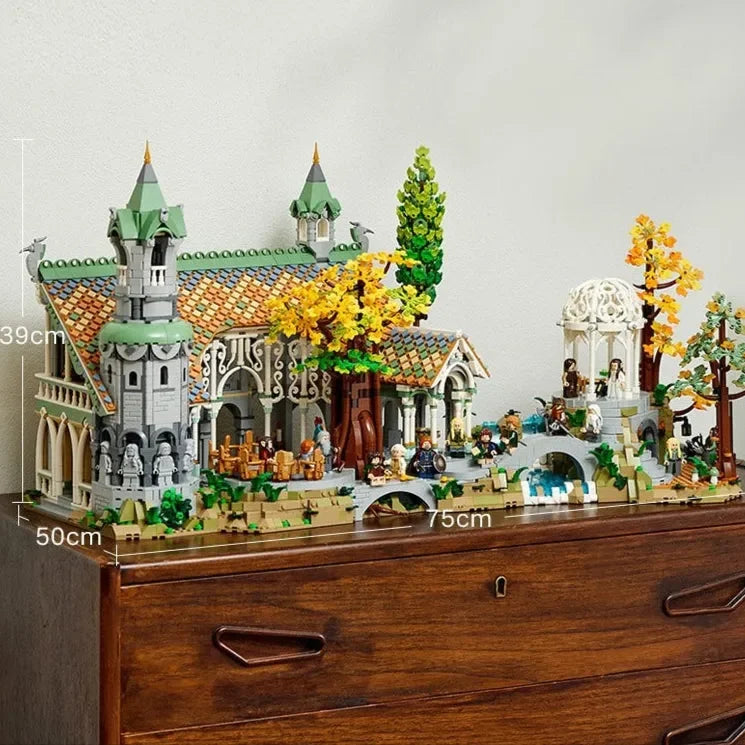 LOTR Rivendell Castle Building Block Set