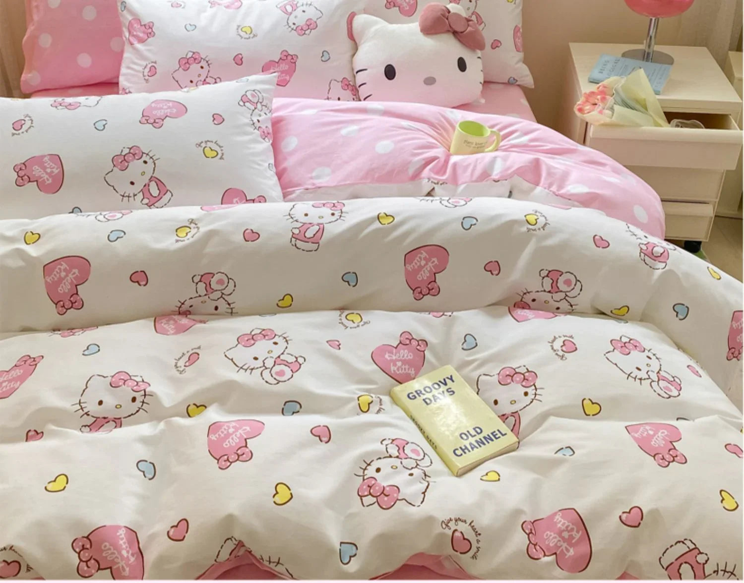 Cartoon Kitty Bedding Set PN5477 - Bear Hugs