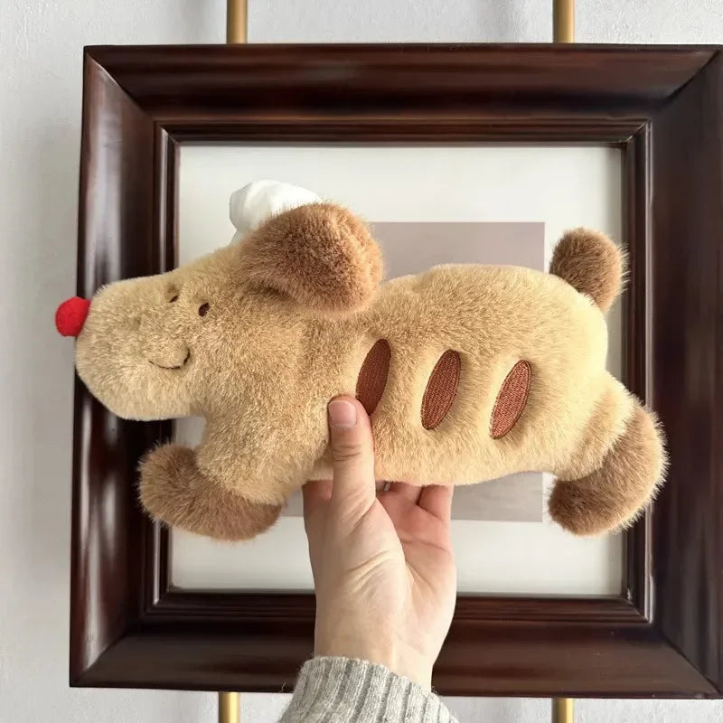 JC Baguette Chef Dog Plush
