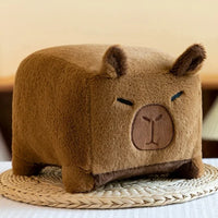 Capybara Cubist Cuddles Plush Stool