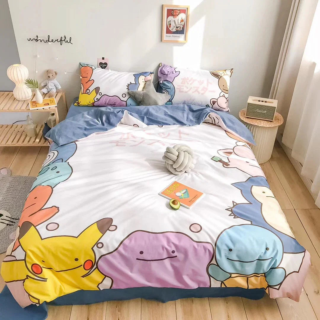 Cartoon Anime Bedding Set PN1989 - Bear Hugs