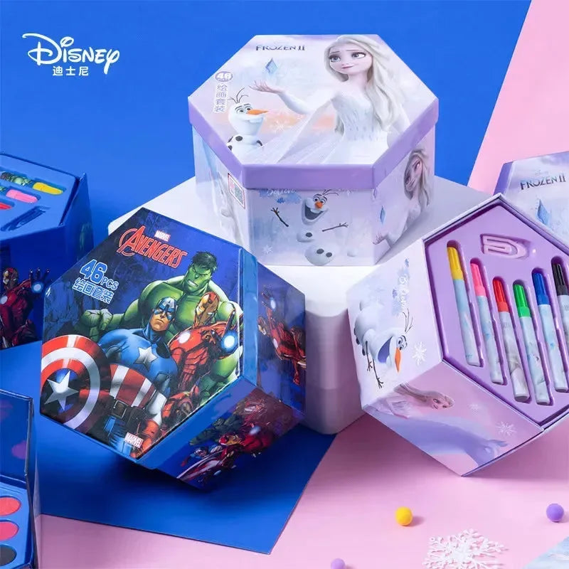 Avengers & Frozen Wonders Art Pencil Set (46 Pcs)