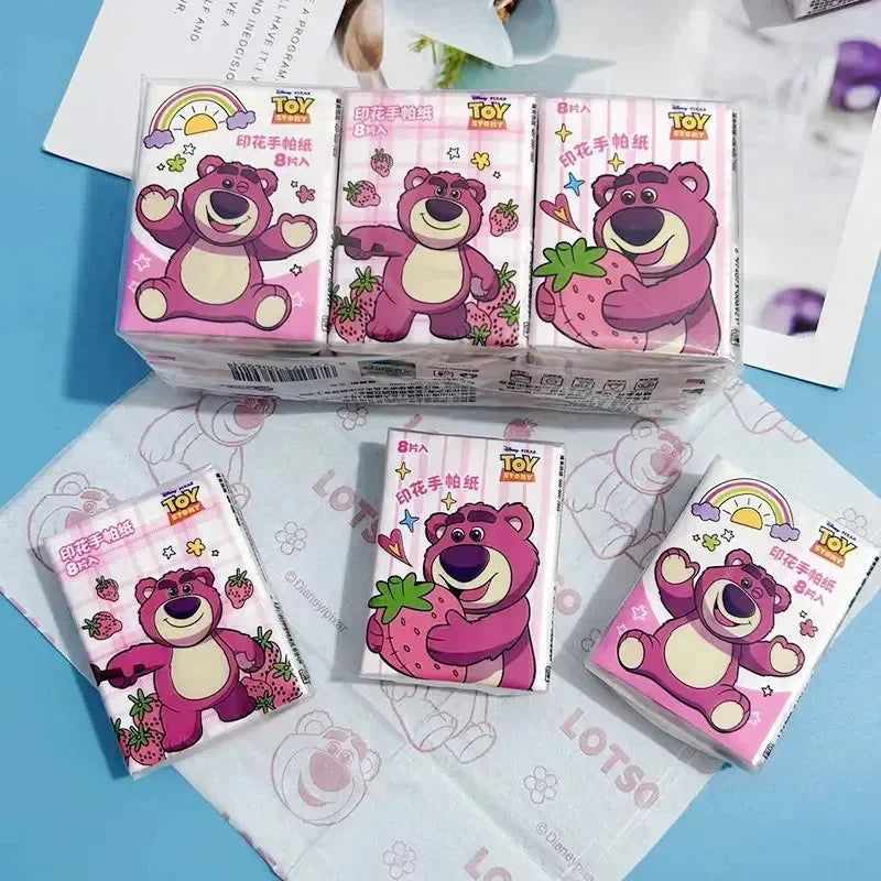 Strawberry Soft Lotso Pocket Tissues (Pack of 6)