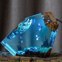 Dragons' Fury Resin Lamp