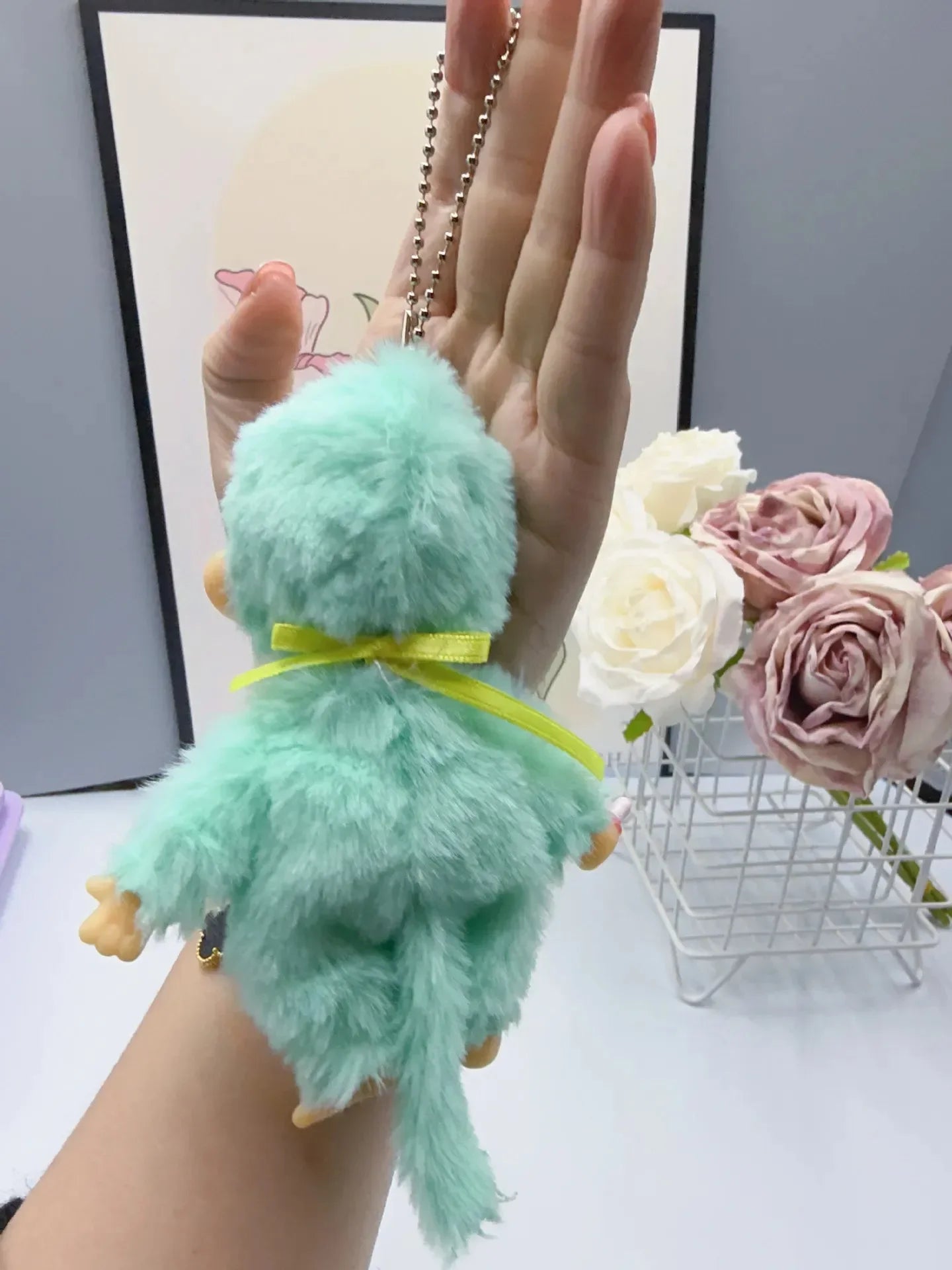 Monchichi Color Series Plush Keychain