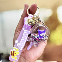 Glimmering Coulomi Liquid Keychain