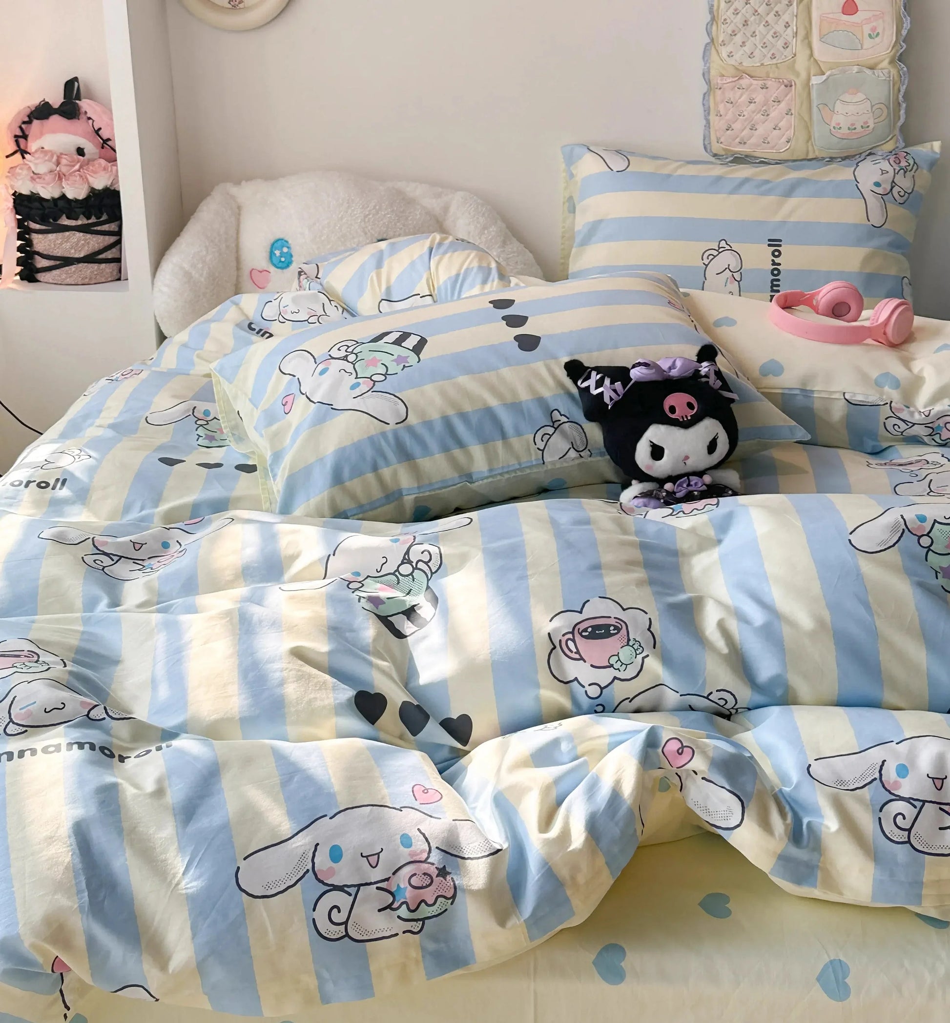 Cute Anime Bedding Set PN6636 - Bear Hugs