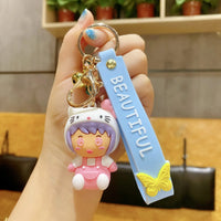 Kawaii Cartoon Cosplay 3D Keychain