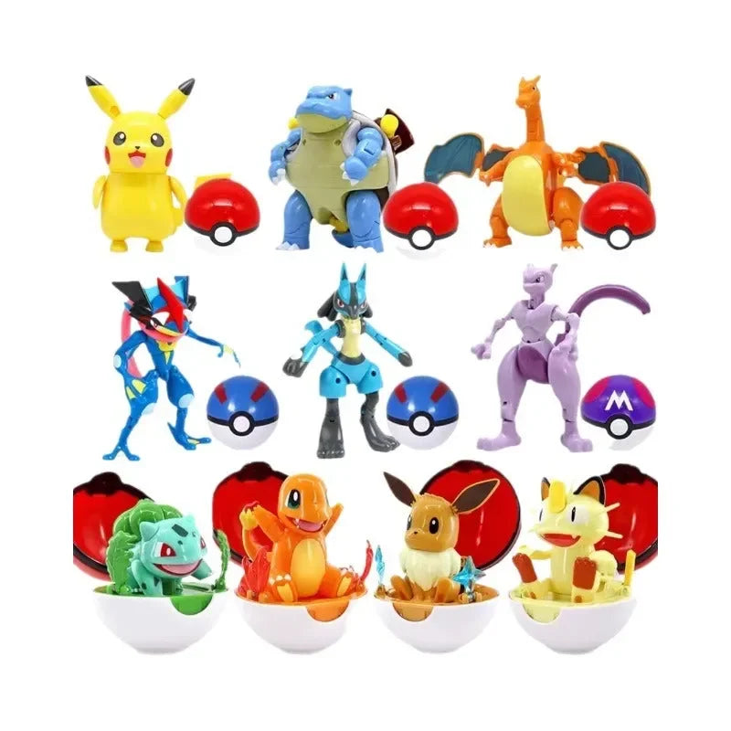 Pokimoen Figurines Pokeball Collection