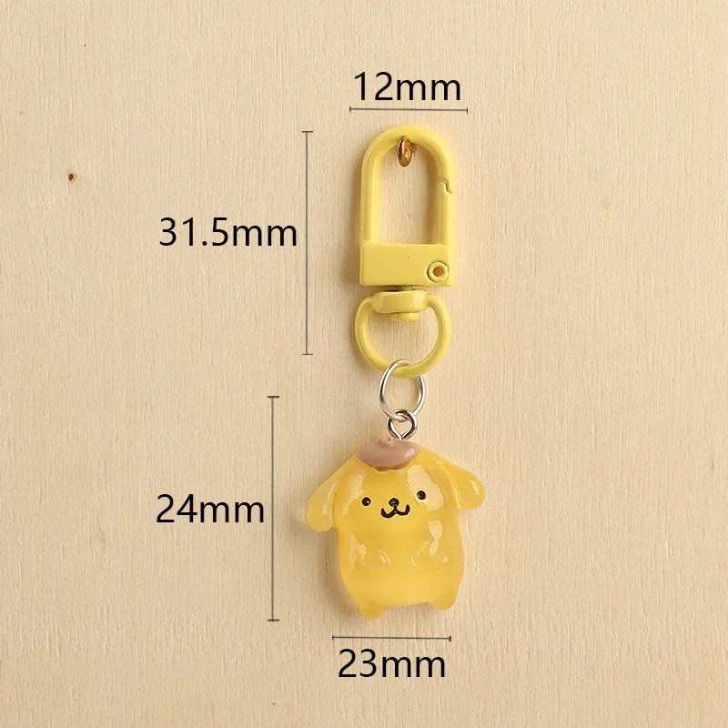 Sanliou Crystal Critters Charm Keychain