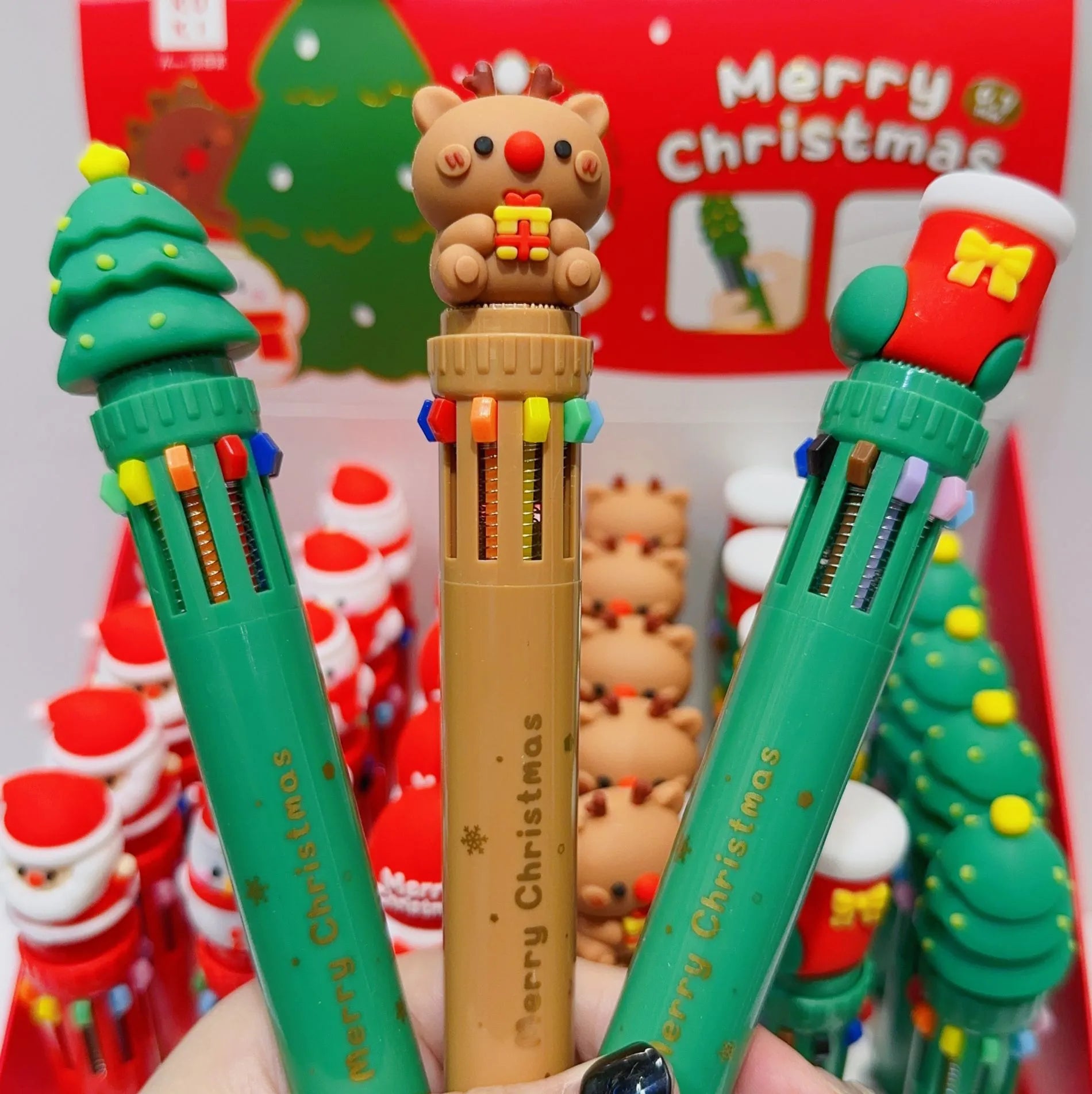 Christmas Theme Multi-Color Pen