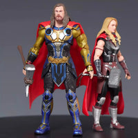 Marvel Legends Thor and Lady Thor Figurines (18 cm)