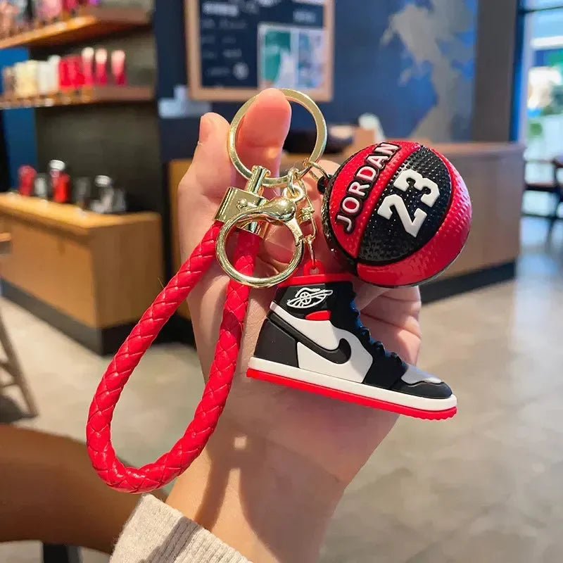 Air Bound Sneaker Ball Keychain