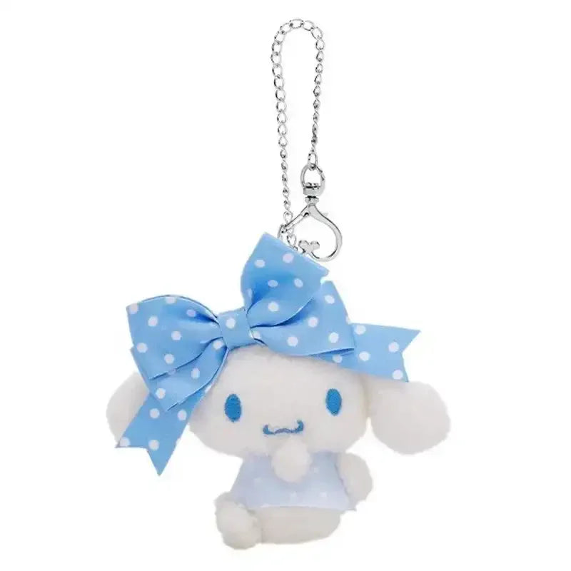 Sanliou Polka Dot Bow Keychain