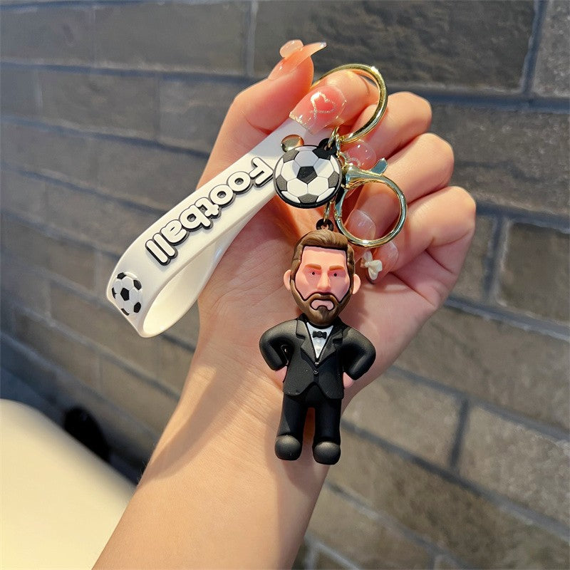 Sporty Lionel Messi 3D Keychain